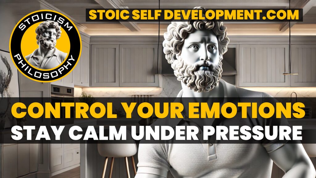 Control your Emotions - stay calm under Pressure with stoic wisdom